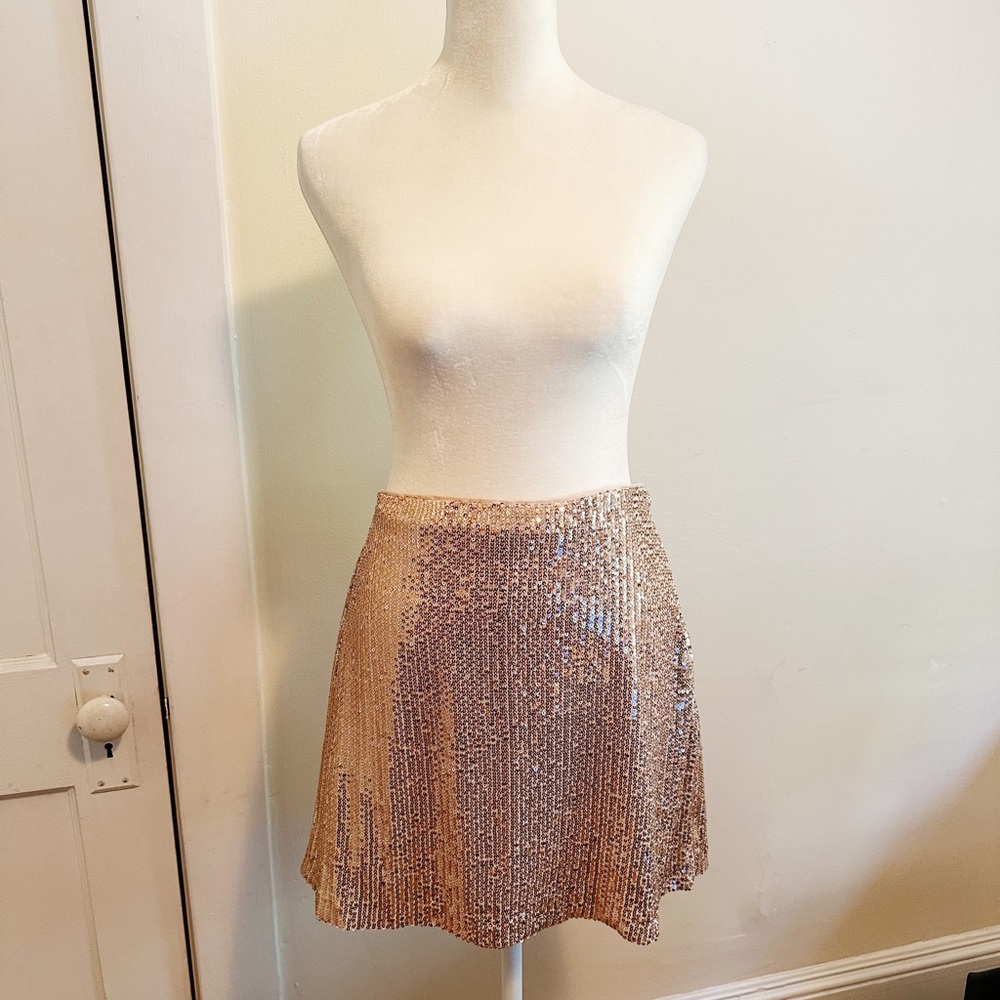 Banana Republic Sequined Mini Skirt NWT